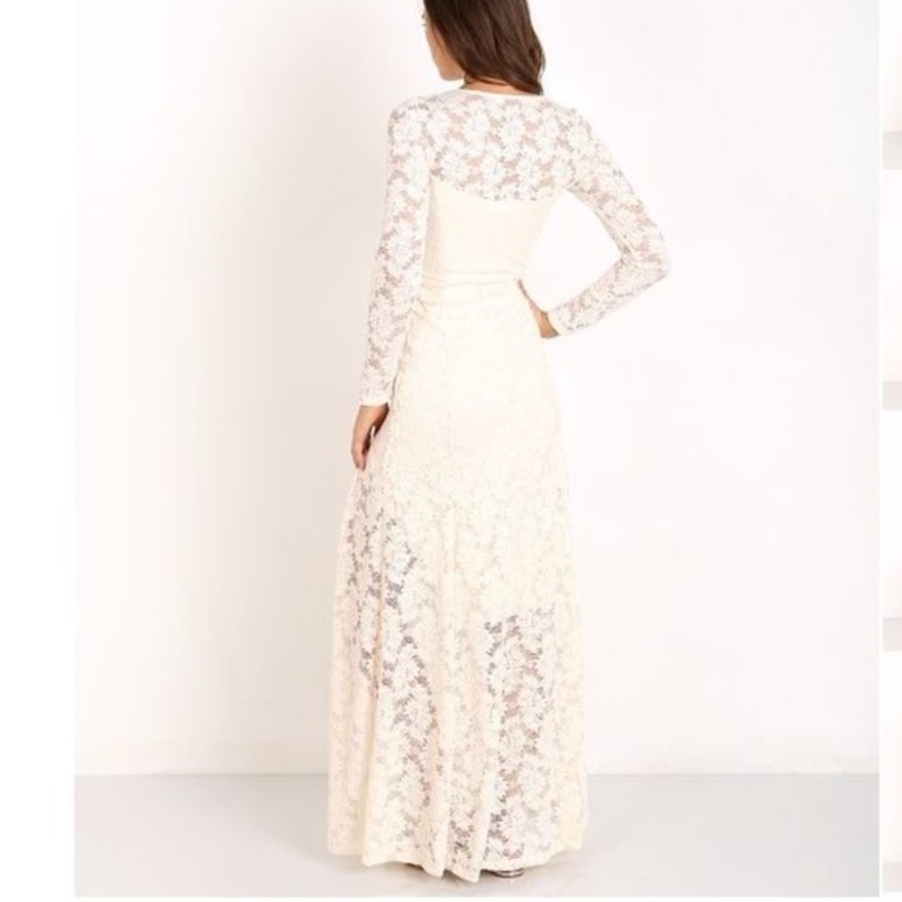 NIGHTCAP Lace Maxi Dress Slits - Picture 3 of 16